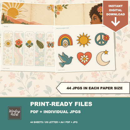 Groovy Retro Journal Kit — listing image 8