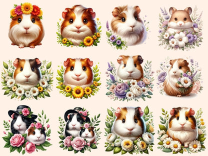 Guinea Pigs Clipart Cute guinea pig art - Wonders Artist