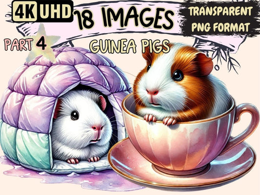 Guinea Pigs (P4) Clipart Adorable Guinea Pig - Wonders Artist