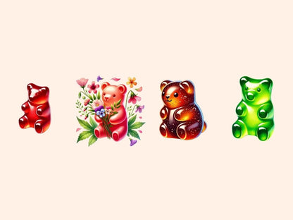 Gummy Bears Clipart bear candy png candy clipart candy printables - WondersArtist