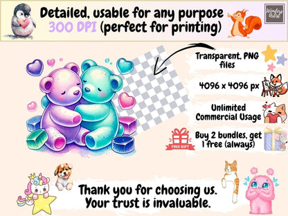 Gummy Bears Clipart bear candy png candy clipart candy printables - WondersArtist