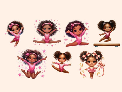 Gymnastics Kids Clipart african kid clipart - Wonders Artist