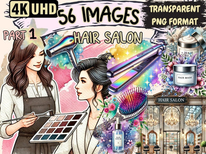 Hair Salon Clipart Cute salon art - Wonders Artist