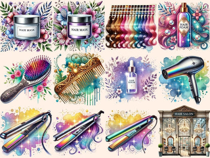 Hair Salon Clipart Cute salon art - Wonders Artist