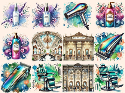 Hair Salon Clipart Cute salon art - Wonders Artist