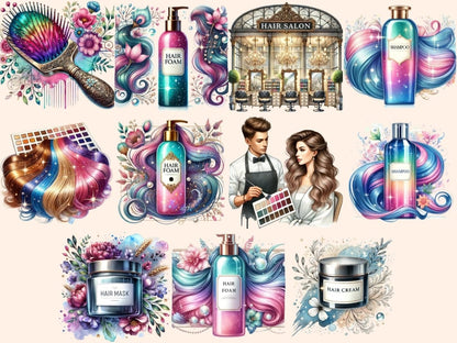 Hair Salon Clipart Cute salon art - Wonders Artist