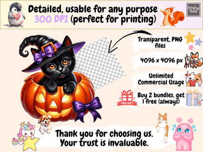 Halloween Animals Clipart animal artwork autopost creepy critters - WondersArtist