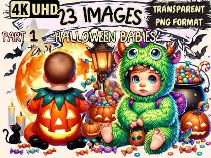 Halloween Babies (P1) Clipart baby bat clipart - Wonders Artist