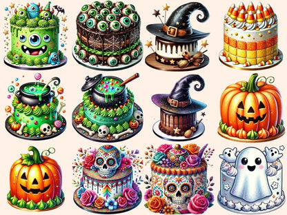Halloween Cakes (P2) Clipart Cake Clipart - Wonders Artist