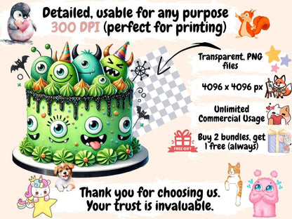 Halloween Cakes (P2) Clipart Cake Clipart - Wonders Artist