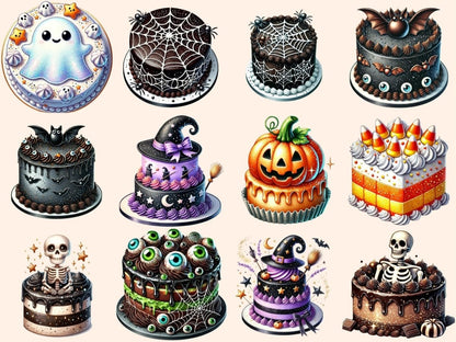 Halloween Cakes (P2) Clipart Cake Clipart - Wonders Artist