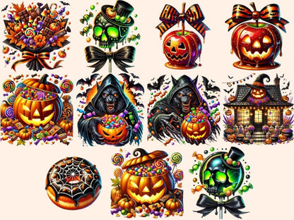 Halloween Candies (P2) Clipart Candy Clipart - Wonders Artist