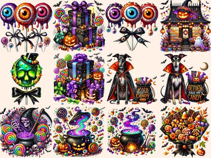 Halloween Candies (P2) Clipart Candy Clipart - Wonders Artist
