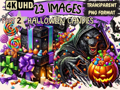 Halloween Candies (P2) Clipart Candy Clipart - Wonders Artist
