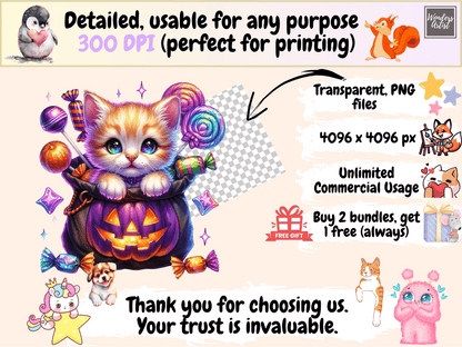 Halloween Cats Clipart autopost Black Cat PNG Cat Costume Clipart - WondersArtist