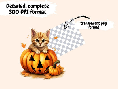 Halloween Cats Watercolor Clipart bewitching clipart - Wonders Artist