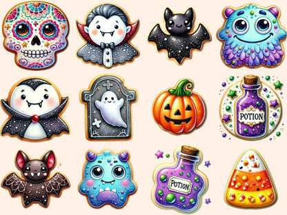 Halloween Cookies (P2) Clipart Cookie Clipart - Wonders Artist