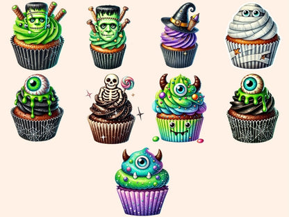 Halloween Cupcakes Clipart Cupcake Clipart - Wonders Artist