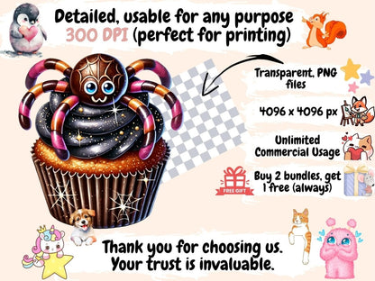 Halloween Cupcakes Clipart Cupcake Clipart - Wonders Artist