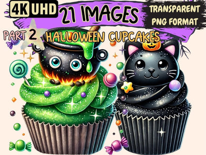 Halloween Cupcakes (P2) Clipart Cupcake Clipart - Wonders Artist