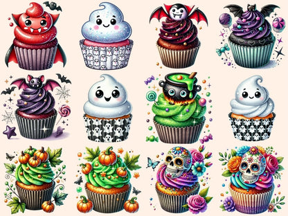 Halloween Cupcakes (P2) Clipart Cupcake Clipart - Wonders Artist