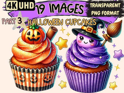 Halloween Cupcakes (P3) Clipart Cupcake Clipart - Wonders Artist