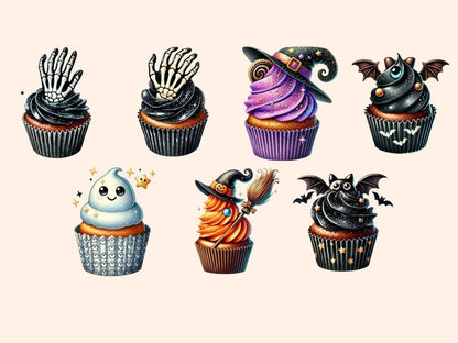 Halloween Cupcakes (P3) Clipart Cupcake Clipart - Wonders Artist