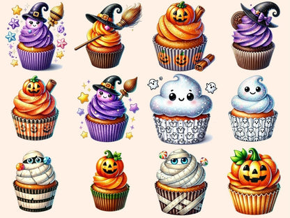 Halloween Cupcakes (P3) Clipart Cupcake Clipart - Wonders Artist