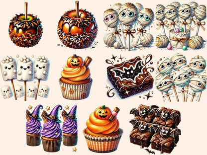 Halloween Desserts Clipart Dessert Clipart - Wonders Artist