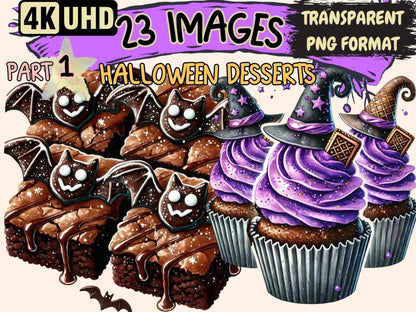 Halloween Desserts Clipart Dessert Clipart - Wonders Artist