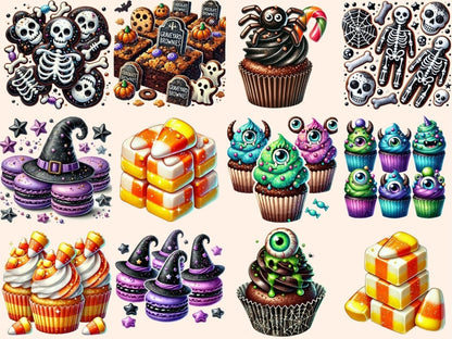 Halloween Desserts (P2) Clipart Dessert Clipart - Wonders Artist