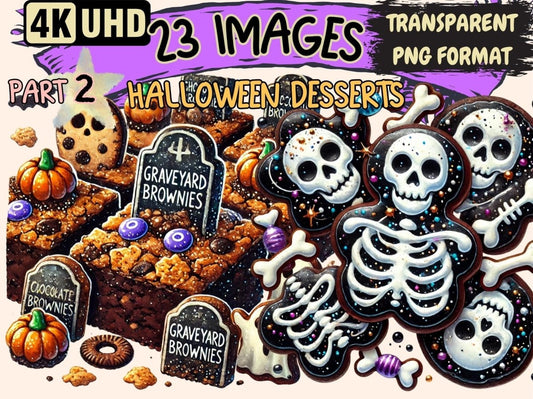 Halloween Desserts (P2) Clipart Dessert Clipart - Wonders Artist