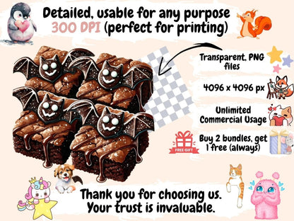 Halloween Desserts (P3) Clipart Dessert Clipart - Wonders Artist