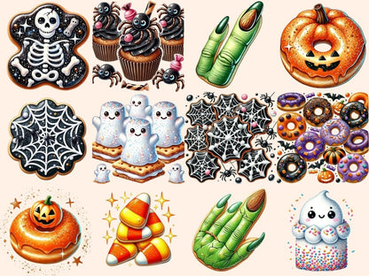 Halloween Desserts (P3) Clipart Dessert Clipart - Wonders Artist