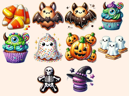 Halloween Desserts (P3) Clipart Dessert Clipart - Wonders Artist