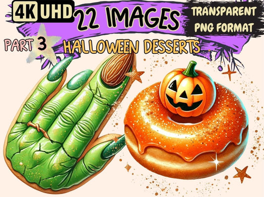 Halloween Desserts (P3) Clipart Dessert Clipart - Wonders Artist