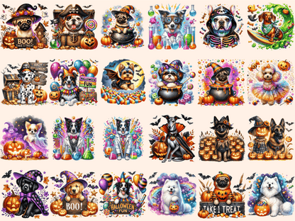 Halloween Dogs Clipart autopost Costume Dog Clipart Cute Dog Costume - WondersArtist