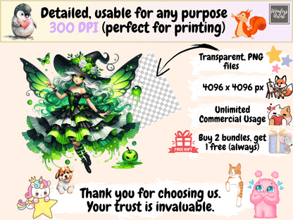 Halloween Fairies Clipart autopost Fairy Clipart Fairy PNG - WondersArtist