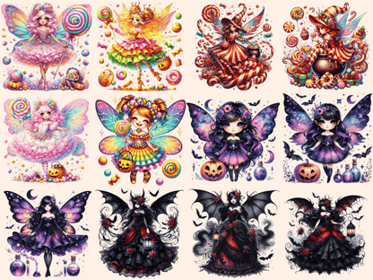 Halloween Fairies Clipart autopost Fairy Clipart Fairy PNG - WondersArtist