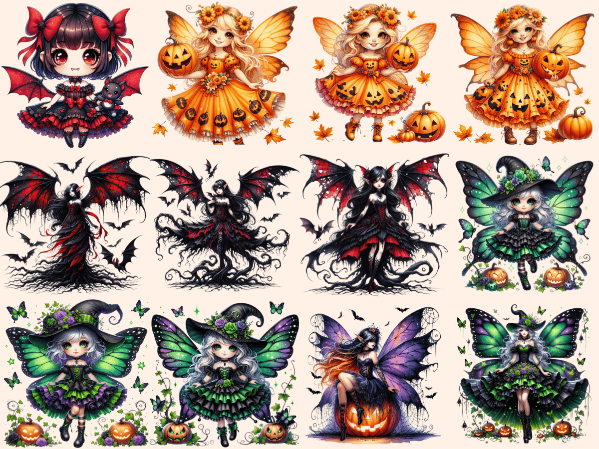 Halloween Fairies Clipart autopost Fairy Clipart Fairy PNG - WondersArtist