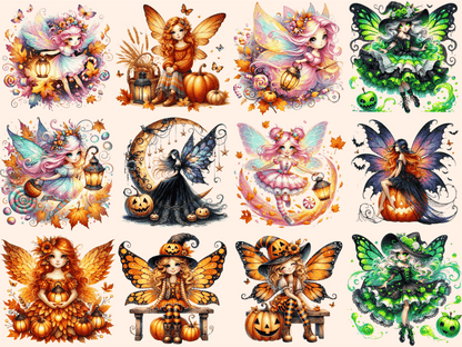 Halloween Fairies Clipart autopost Fairy Clipart Fairy PNG - WondersArtist