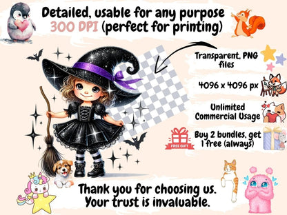 Halloween Kids Clipart costume design - Wonders Artist