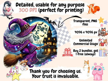 Halloween Mages Clipart Creepy Mages - Wonders Artist