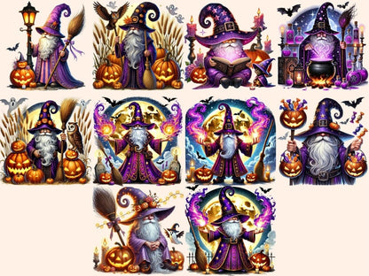 Halloween Mages Clipart Creepy Mages - Wonders Artist