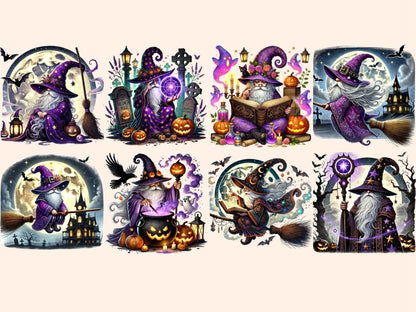 Halloween Mages (P2) Clipart Creepy Mages - Wonders Artist