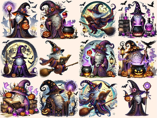 Halloween Mages (P2) Clipart