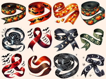 Halloween Ribbons Clipart eerie ribbons png - Wonders Artist