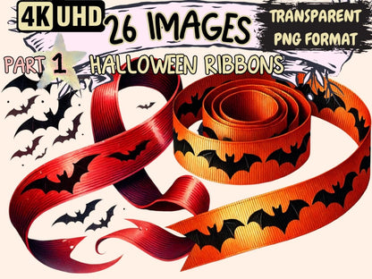 Halloween Ribbons Clipart eerie ribbons png - Wonders Artist