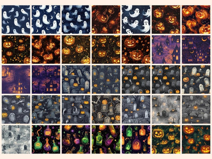 Halloween Seamless Digital Paper Bat Digital Paper - Wonders Artist