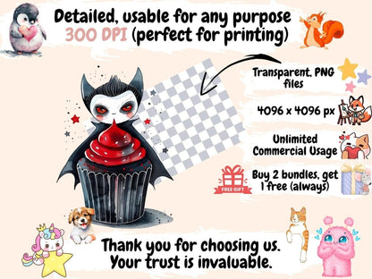 Halloween Sweets Watercolor Clipart Candy Bucket - Wonders Artist